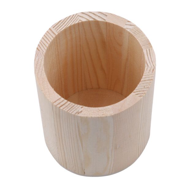 

creative multi-function creative bamboo made desk stationery organizer pen pencil holder storage box case square container