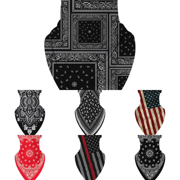 

9zsc1 bike motorcycle pirate face mask half skull mask cs ski mask neck cycling pirate headband hat cap halloween headwear helmet kerchief, Black