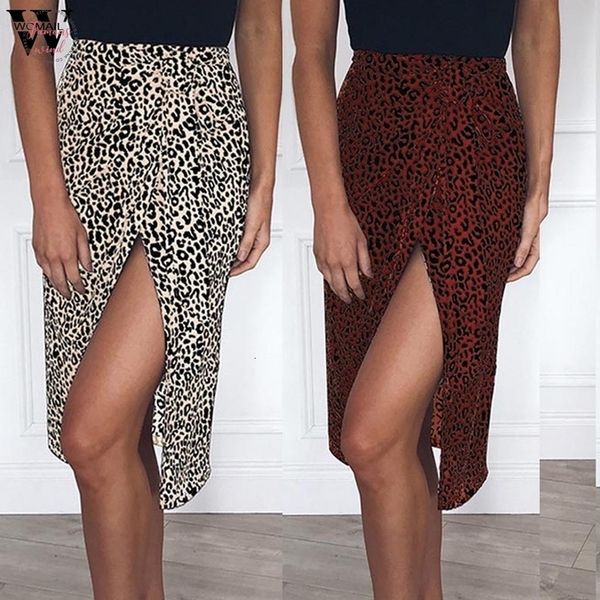 

women skirt high waist split midi skirts dot print casual summer skirt high fashion boho skirt 2019 m523, Black