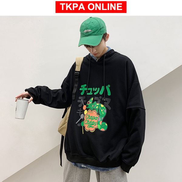 

men korean fashions streetwear sweatshirts 2020 mens oversized hip hop hooded hoodies harajuku sweatshirt black hoodie