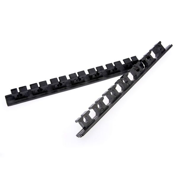 

2pcs rubber fishing rod rack pool cue holder 12 items fish gear storage organiser