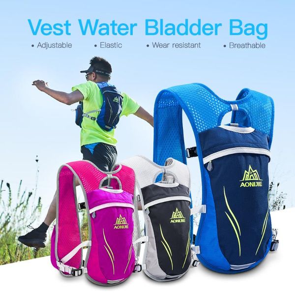 

aonijie outdoor hydration pack running vest pack sports running hiking climbing marathon backpack with water bladder bag