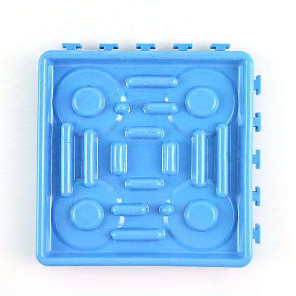 

pet dog bowl slow feeder plastic anti choking puppy cat eating dish bowl anti-gulping food plate