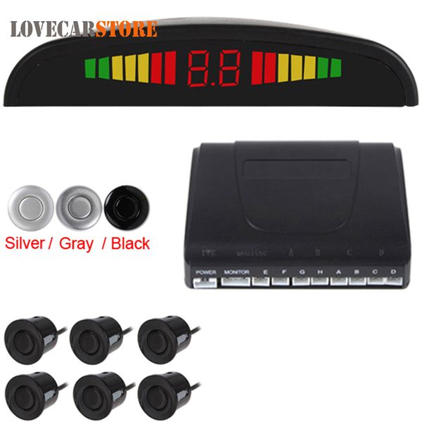 

intelligent omnibearing auto car parking assistance system with visual digital led display & 6 parking sensors