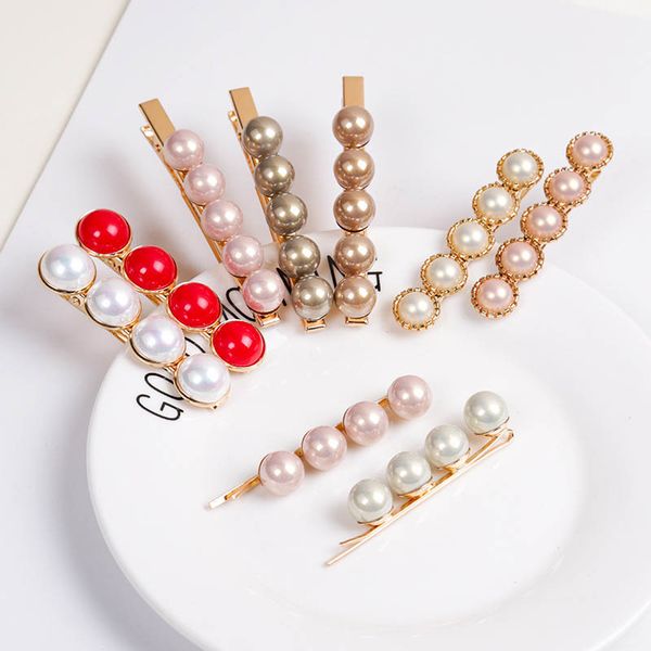Pearl Women Hair Clips Girls Barrettes Princess Fashion Hair Pins