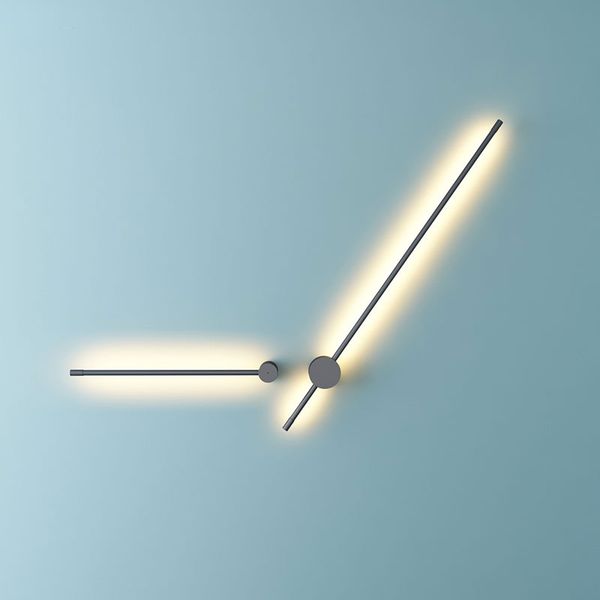 

nordic simple iron line wall lamp modern minimalist sconce wall lights for living room bedroom bathroom indoor led lamps