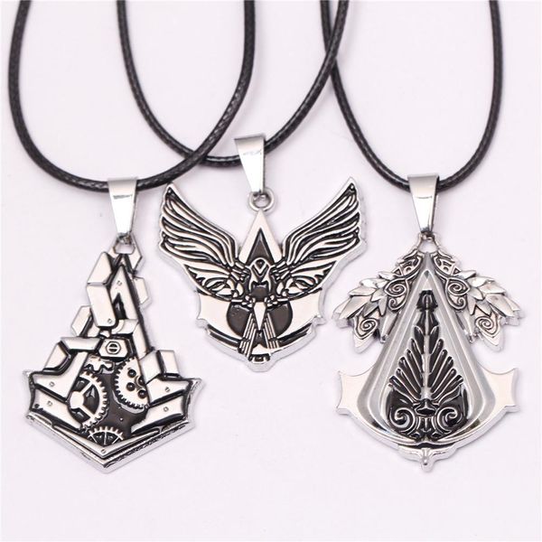 

2017 год убийца creed метания ожерелья игр высокого качество сплав передачи eagle подвесок ожерелье для тематических ювелирного кредо женщин, Silver