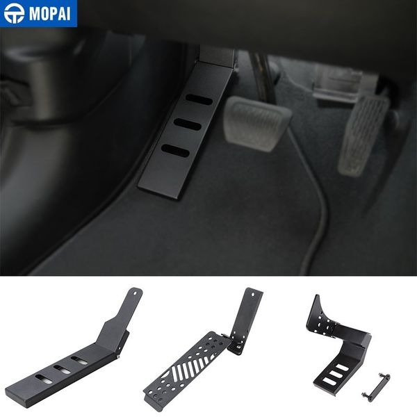 

mopai car foot pedals for wrangler 2018+ car brake gas foot pegs plate pads cover for wrangler jl accessories