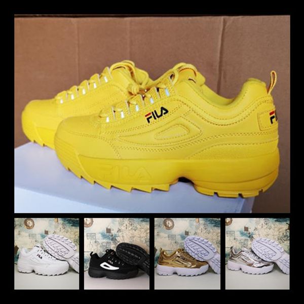 

[С спортивные часы] FILA Новое прибытие Мужская обувь II женская Повседневная мода размер белый черный желтый розовый оранжевый Sawtooth Классический спортивный кроссовок 36-44