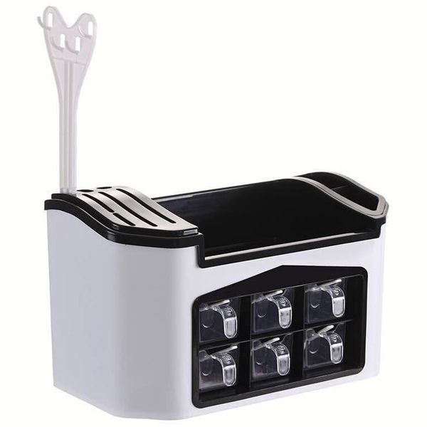 

cordial shining spice rack kitchen shelf tools box spice jar storage rack chopsticks cutter storage box large capacity