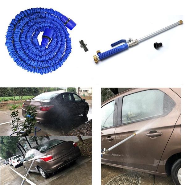 

high pressure power car washer water gun with nozzle+hose+tips garden tools watering spray sprinkler cleaning tool nozzle spray