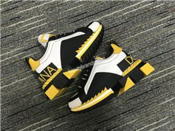 

2020 new men's shoes gabbana sorrento brand sneakers crystal black urban style geometric bottom loafers sneakers ladies net shoes 898, Black;red