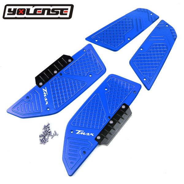 

scooter front & rear footrest step motorcycle cnc footboard pedals foot pegs for tmax530 tmax 530 t-max530 t-max 2017 2018 2019