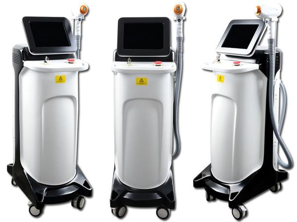 

laser 808nm diode machine painless hair removal beauty salon use skin rejuvenation laser treatment 755nm 808nm 1064nm, Black