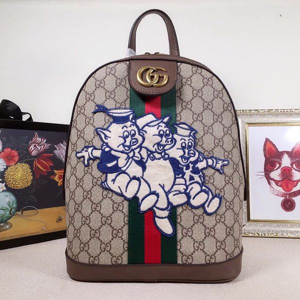 

2019 High-quality 552884 22..29..12cm fashion single shoulder bags, men's and women's handbags, luggage, backpacks, leather, Free Shiping