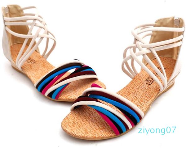 

large size wedge sandals women casual type 2020 summer new open toe sandals female students beach shoes z07, Black