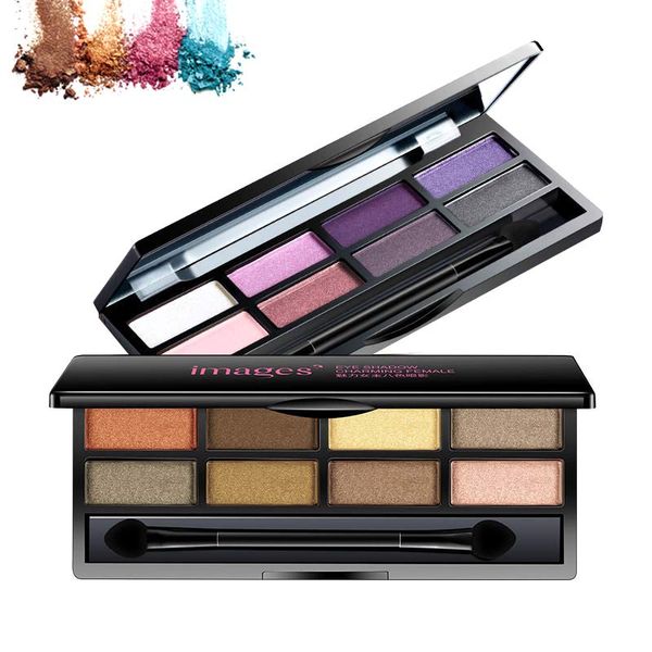 

new images makeup 8 colors eyeshadow palette eye shadow shining make up cosmetic beauty tool wsh99