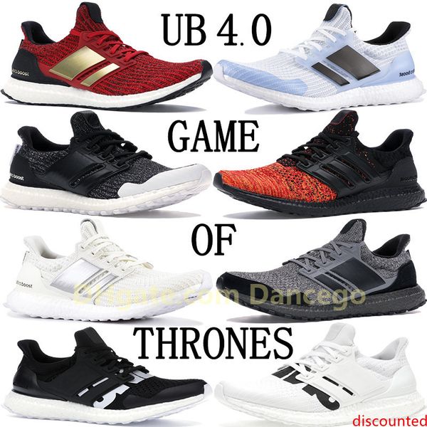

ultra ub 4.0 x game of thrones men women running shoes triple white black multi-color womens mens designer sneakers undftd trainers