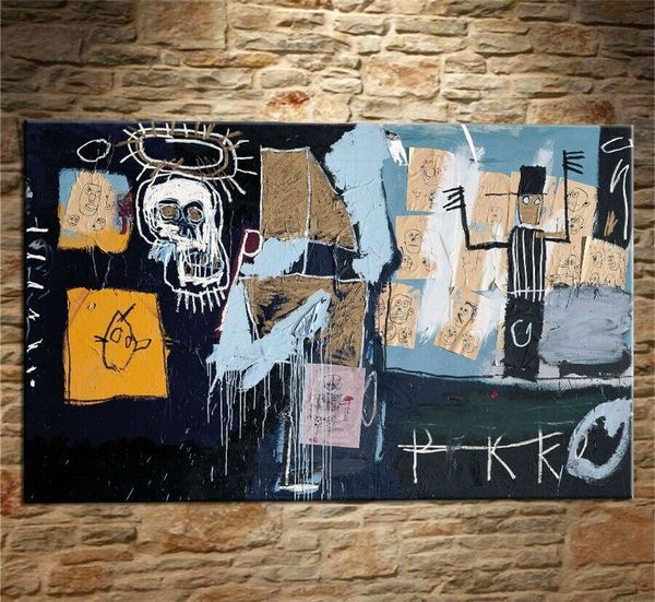 

jean michel basquiat graffiti art #151 home decor handpainted &hd print oil painting on canvas wall art canvas pictures 200308