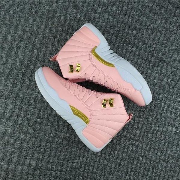

women shoes new xii gs pink lemonade basketball shoes womens 12s valentine's day taxi xii sneakers size us 5-8.5