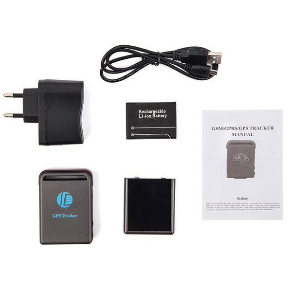 

mini car gps tracker tk-102 4 bands car vehicle gsm / gprs / gps tracker dropshipping