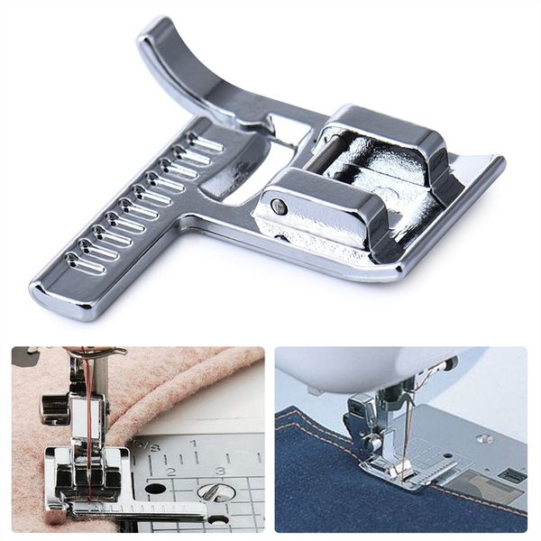 

multifunction household sewing machines with ruler for presser foot sewing, Black