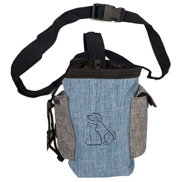 

portable dog training treat bags puppy snack reward waist bag dog walking snack pouch detachable pet feed pocket pouch