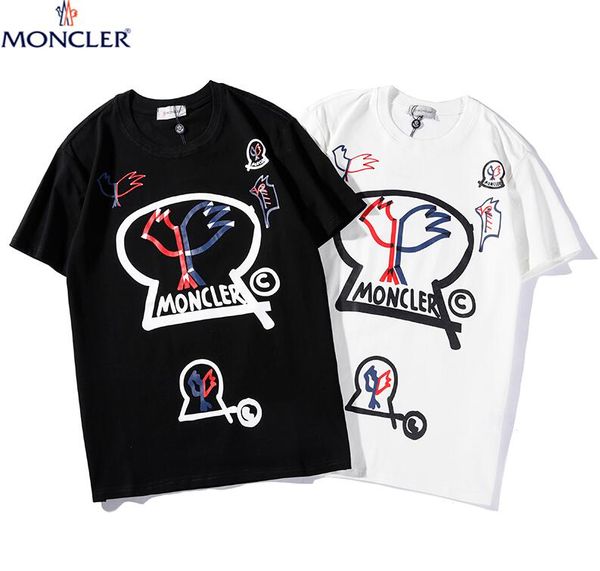 

Fa hion tee for men hip hop cotton men off clothing t hirt round collar billionaire man top ummer hort leeve black white hirt tee