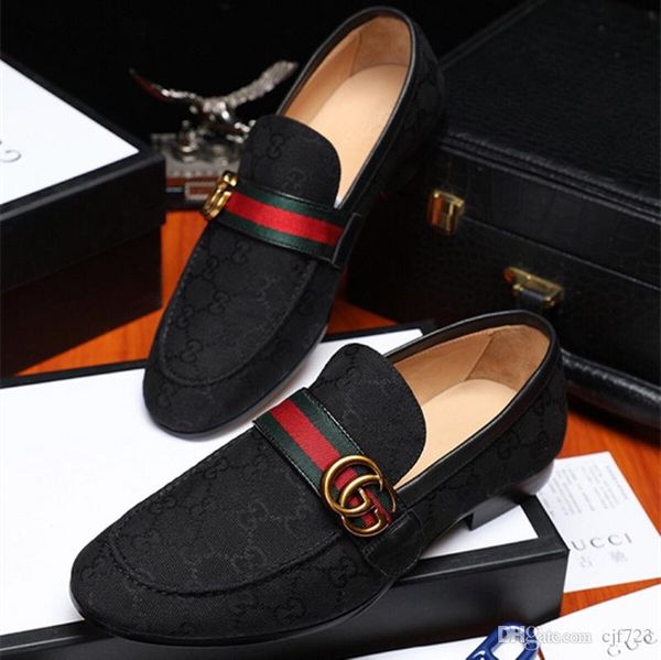 

italian designers mens shoes luxurious men dress shoes new mens casual shoes loafers superstar brand men shoe, Black