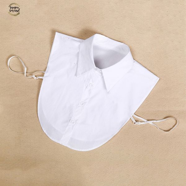 

vintage women chiffon blouse shirt fake collar white and black tie detachable collar lapel chiffon blouse women clothes