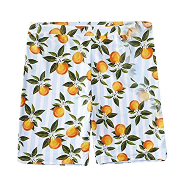 

men's printed swimming trousers beach trousers quick-drying five-cent parent-child dress dad's style fashion 2019 a3042