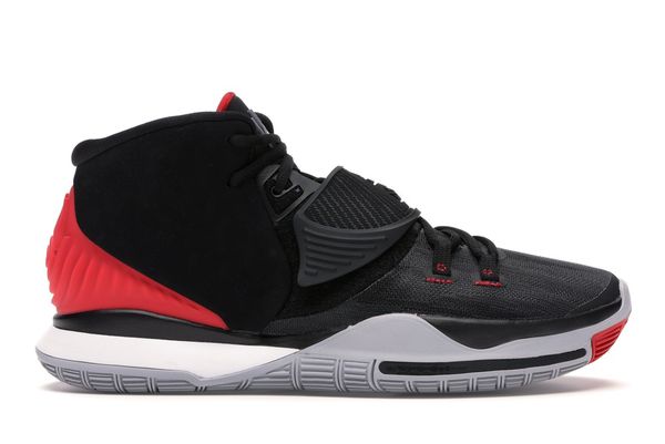 

2020 новые 6 разводят обувь баскетбол мужская кирие бред размер enlightenment jet black white тапки us 7-12