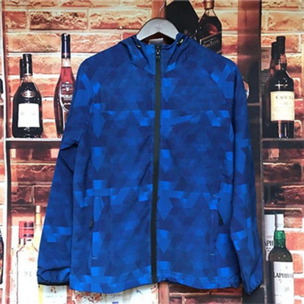 

2019 новая весна и осень бренд мужчины конструктора куртки вскользь с длинным рукавом моды блуза высокого качества печати черные бушлаты qsl, Black