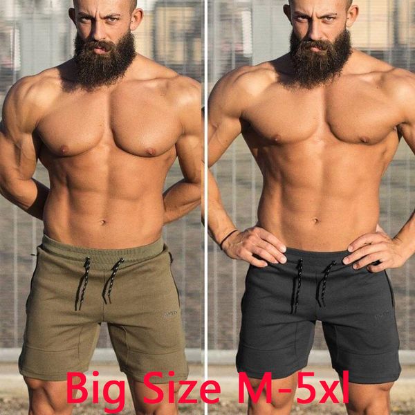 

new fashion men shorts summer brand casual cotton male gyms fitness bodybuilding sweatpants joggers workout short pants bigsize, White;black