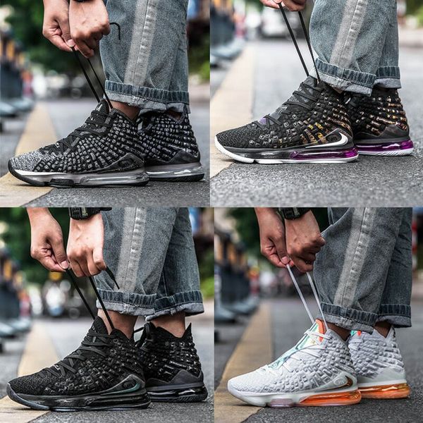 

new mens lebrons 17 xvii basketball shoes for sale retro lebron james 17s mvp bhm oreo kids women sneakers boots
