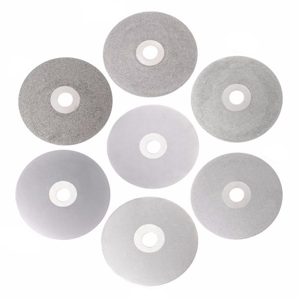 

4 inch 100mm 80-2000# diamond coated flat lap wheel lapidary polishing grinding disc