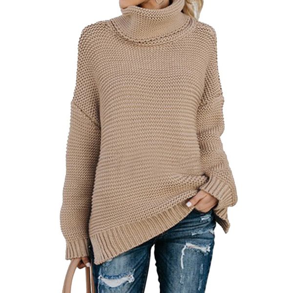 

pullover womens 2018 jumper turtleneck sweater for women warm thick winter cable knitted sweater female jumper oversized, White;black