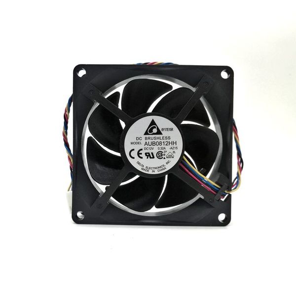 

delta 8025 12v 0.32a aub0812hh 8cm/cm 4-wire thermal control cabinet power supply cooling fan