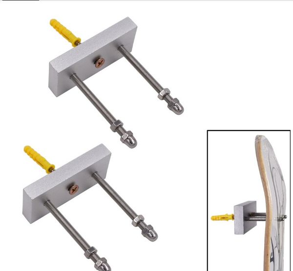 

skateboard floating deck display rack skateboard wall mount -2/pk - no - screws included