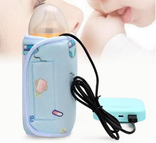 

50pcs usb milk water warmer bag travel stroller baby nursing bottle heater