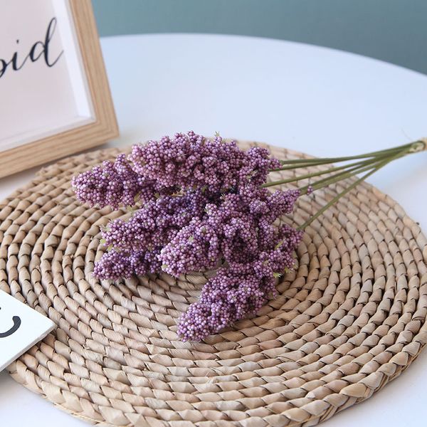 

6pcs ear of wheats homemade flowers wedding party decoration handmade plants for home decor natural dried flower scrapbook