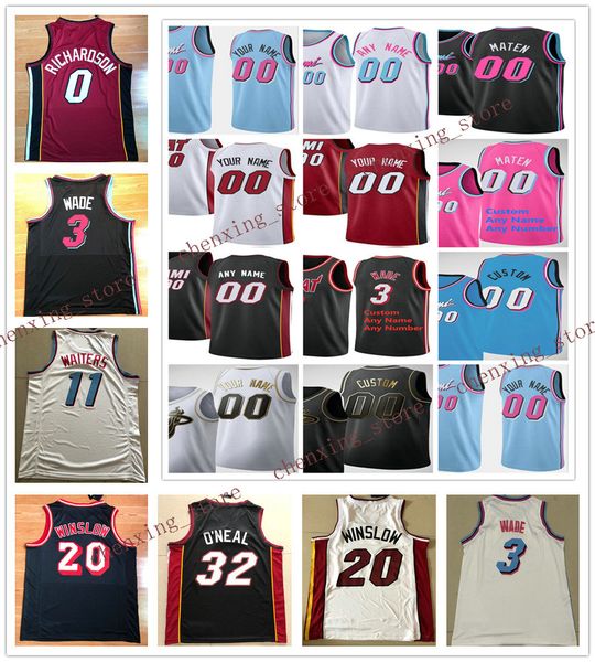 

printed men derrick 5 jones jr. bam 13 adebayo udonis 40 haslem duncan 55 robinson 30 silva kz 4 okpala 17 alexander jerseys 2020 new, Black