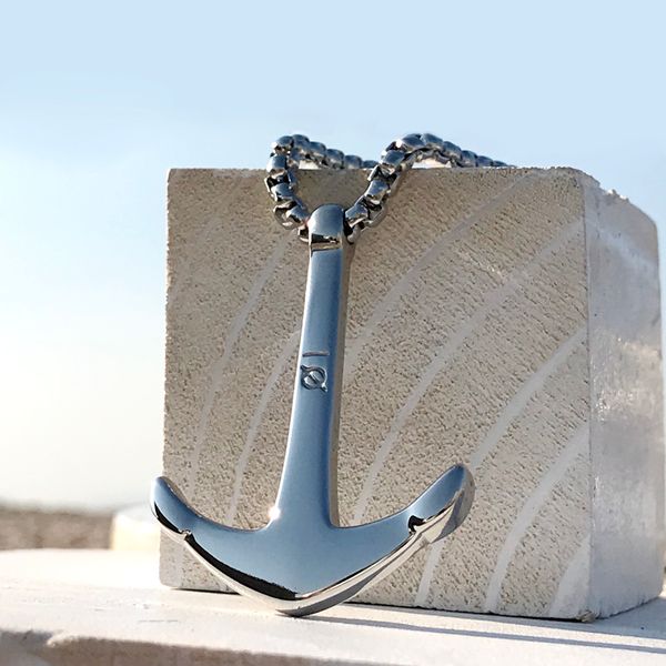 

necklace men/stainless steel/chain/anchor/long/necklaces pendants for women mens punk link chain jewelry erkek kolye