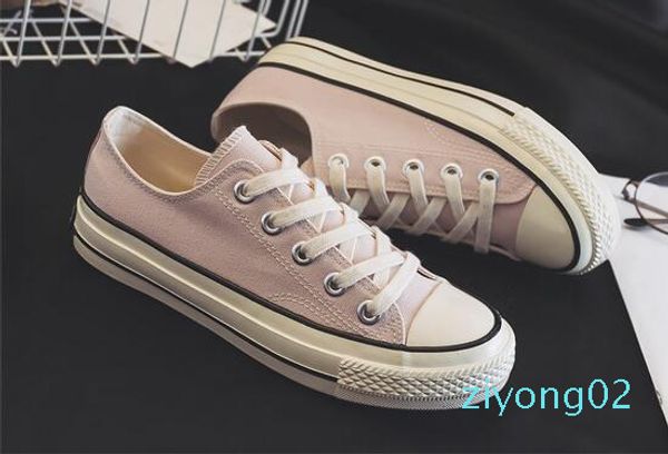 

new classic canvas men's skateboard designer shoes men's sneakers women's casual sneakers 2018 plimsolls 9 color z02, Black