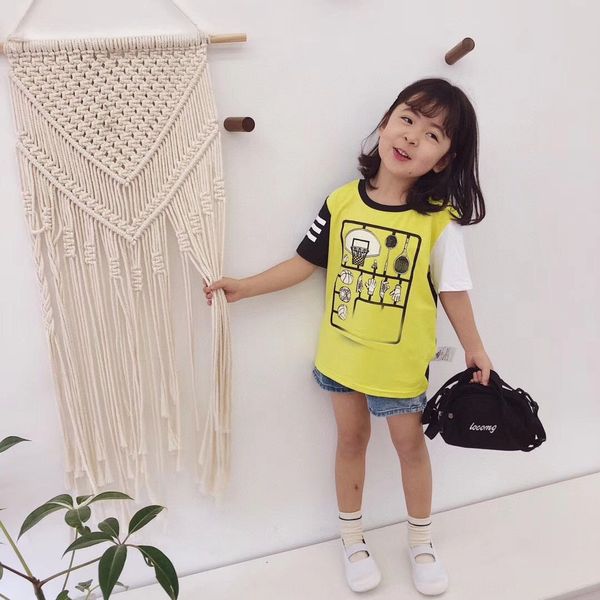 

003575 a printed children's short-sleeved for children 003575 a printed children's short-sleeved t-shirt t-shirt for children, Blue