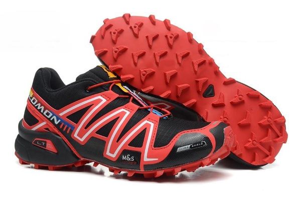 

Аутентичные 1Salomon Speedcross 3 CS мужские кроссовки черный песок мужчины легкие кроссовки Zapatos водонепроницаемый спортивный размер обуви 36-46