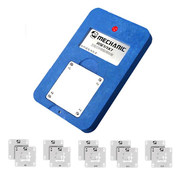 

mechanic ix7 cpu nand chip planting heating platform for a8 a9 a10 a11 a12 motherboard bga repair platform with stencil