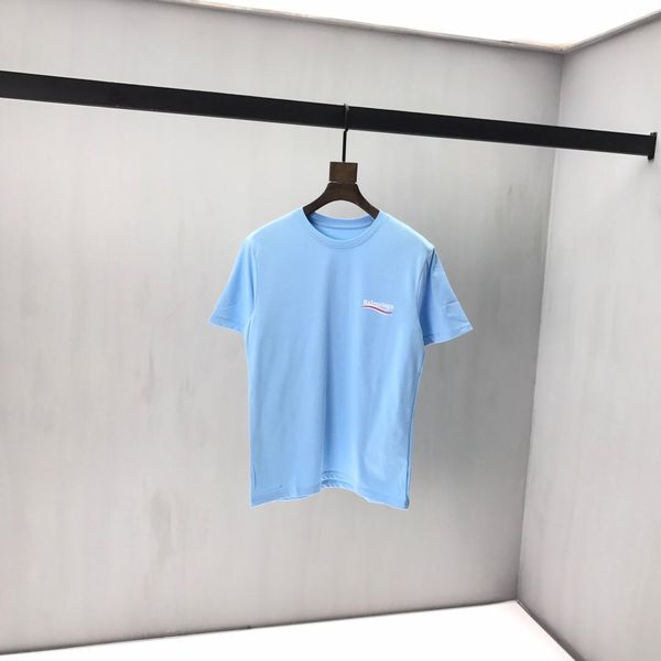 

2020ss spring and summer new high grade cotton printing short sleeve round neck panel t-shirt size: m--xl-xxl-xxxl color: black white qq57