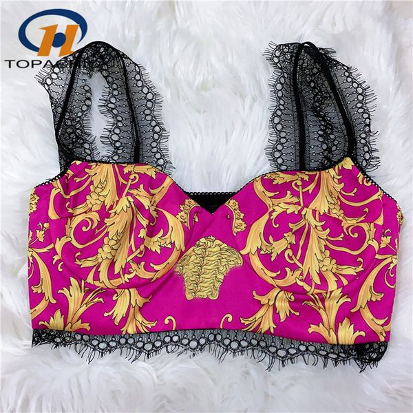 

5.3 горячая распродажа !!! 2020 лето новый женская мода кружева лоскутное принт топы, White