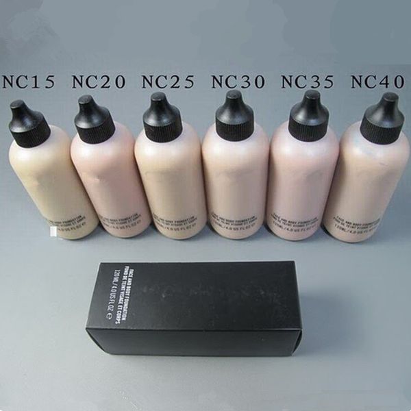 

известный бренд студия лица и тела фонд жидкий макияж консилер косметика 120 мл 6 цветов nc15 nc20 nc25 nc30 nc35 nc40